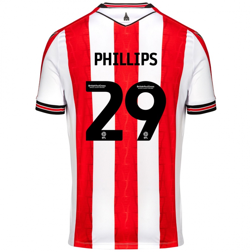 Kinder D'margio Wright-Phillips #29 Rot Weiß Heimtrikot Trikot 2024/25 T-Shirt