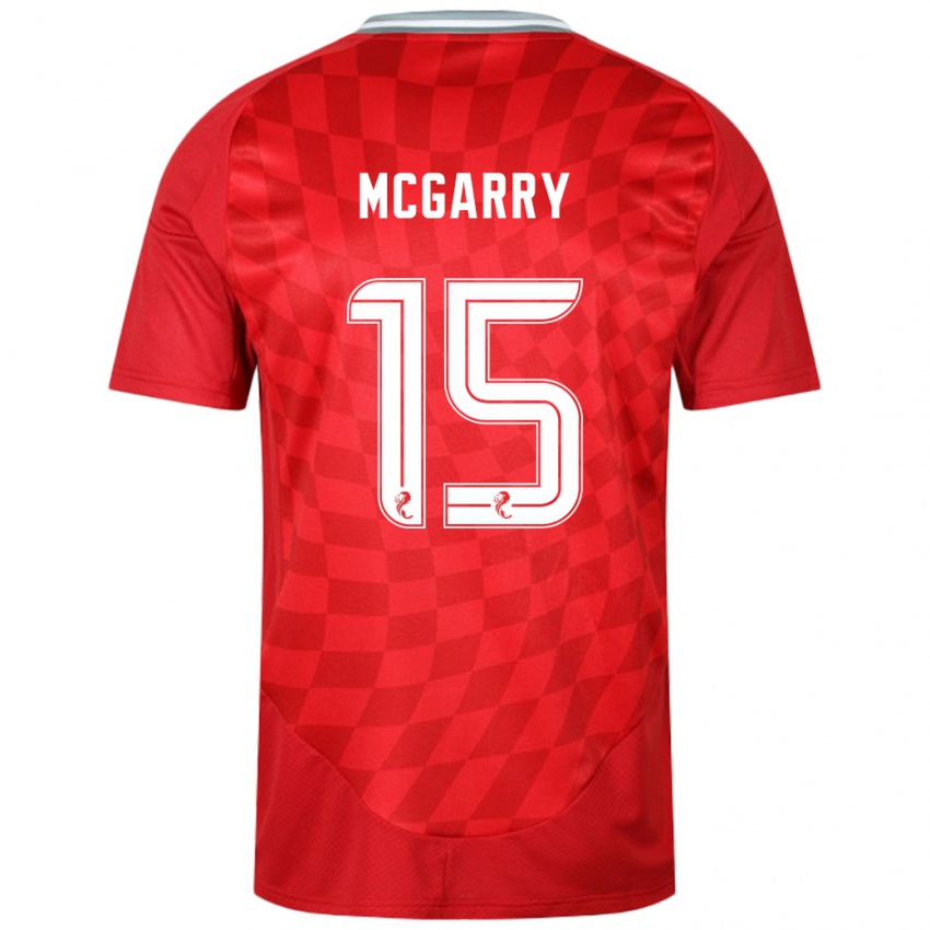 Kinder James Mcgarry #15 Rot Heimtrikot Trikot 2024/25 T-Shirt