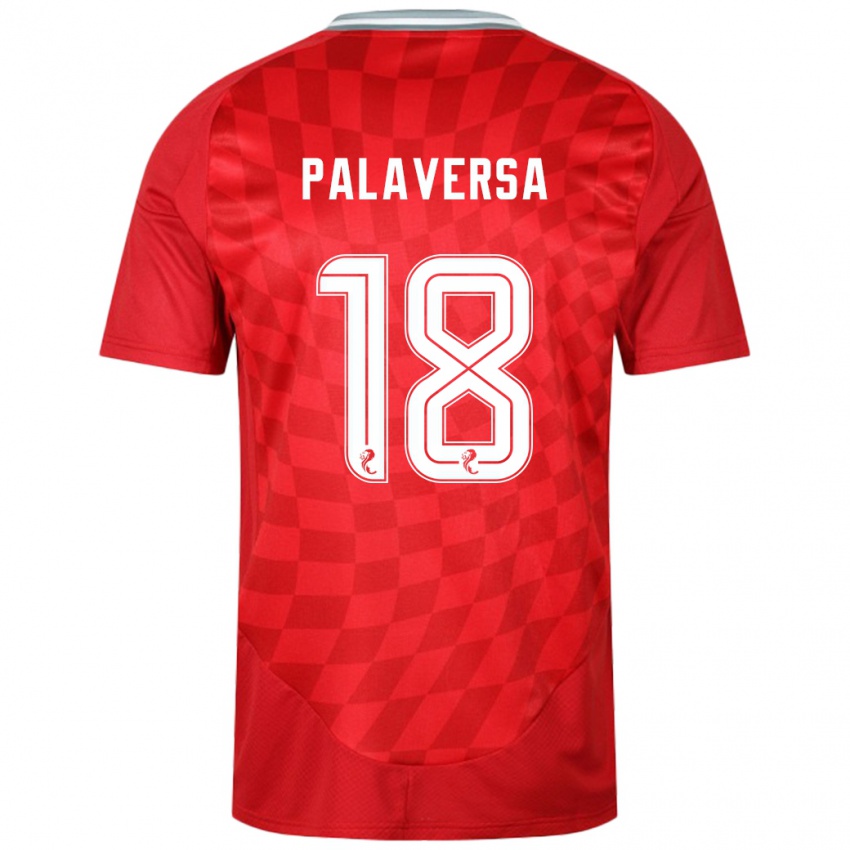 Kinder Ante Palaversa #18 Rot Heimtrikot Trikot 2024/25 T-Shirt