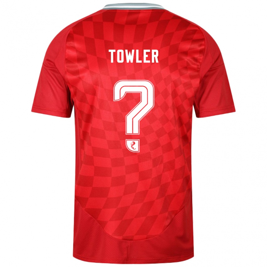 Kinder Evan Towler #0 Rot Heimtrikot Trikot 2024/25 T-Shirt