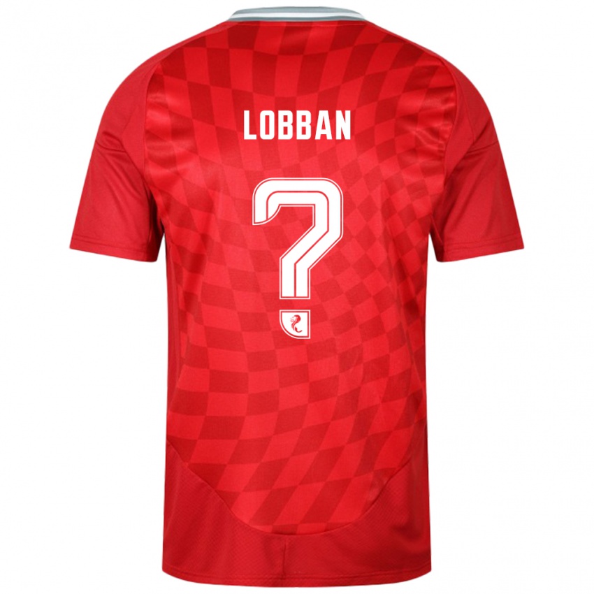 Kinder Dylan Lobban #0 Rot Heimtrikot Trikot 2024/25 T-Shirt