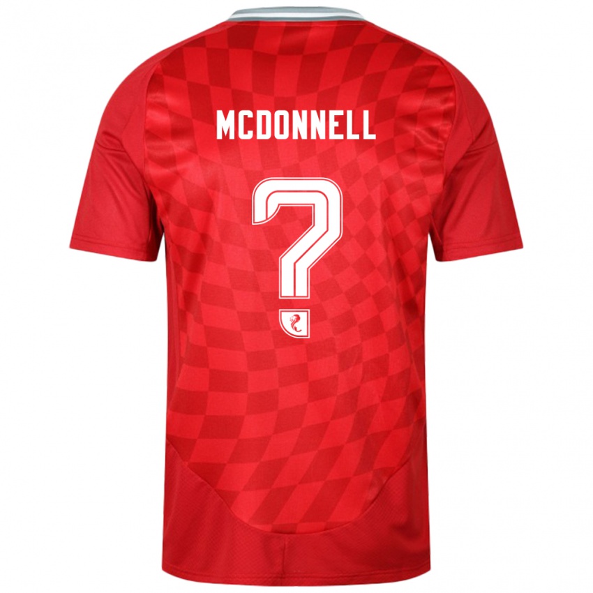 Kinder Noah Mcdonnell #0 Rot Heimtrikot Trikot 2024/25 T-Shirt