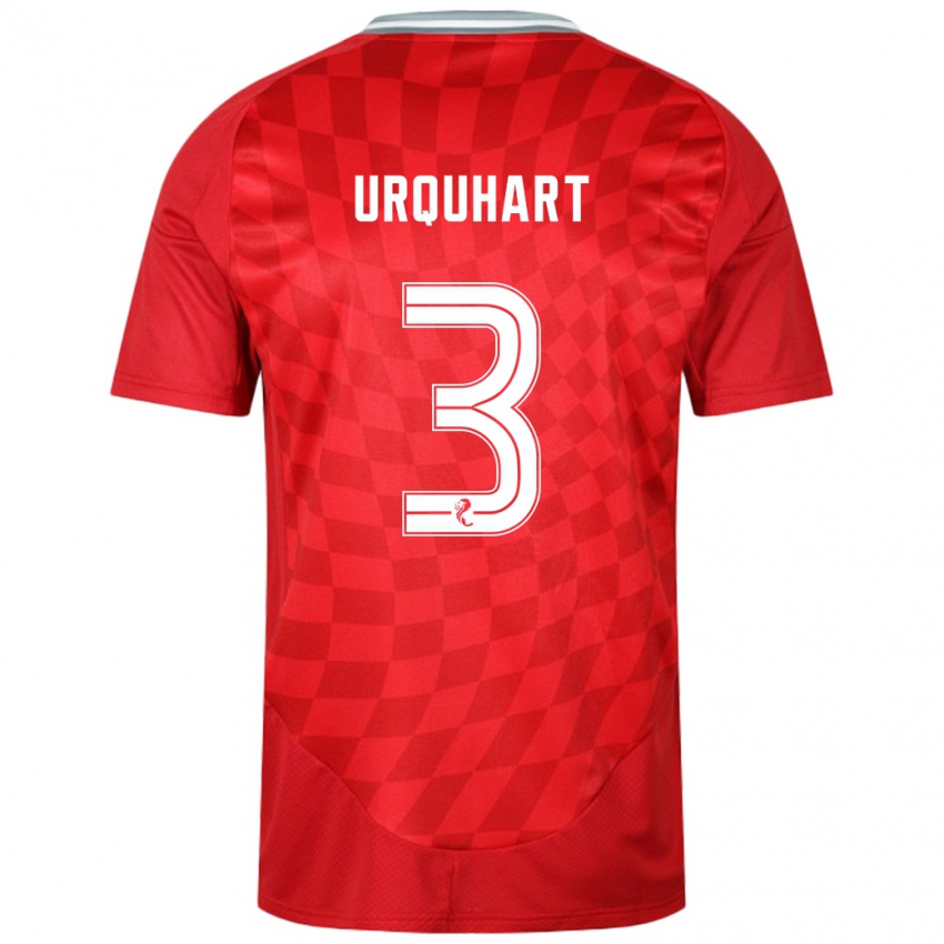 Kinder Millie Urquhart #3 Rot Heimtrikot Trikot 2024/25 T-Shirt