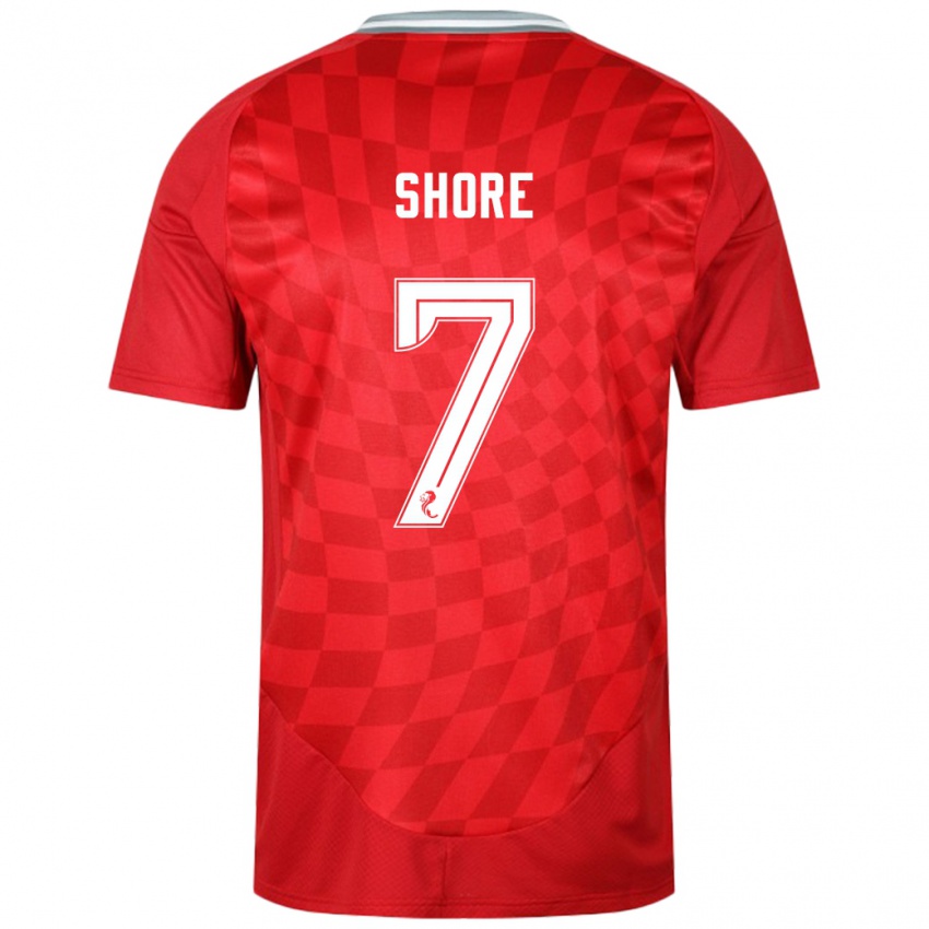 Kinder Eilidh Shore #7 Rot Heimtrikot Trikot 2024/25 T-Shirt