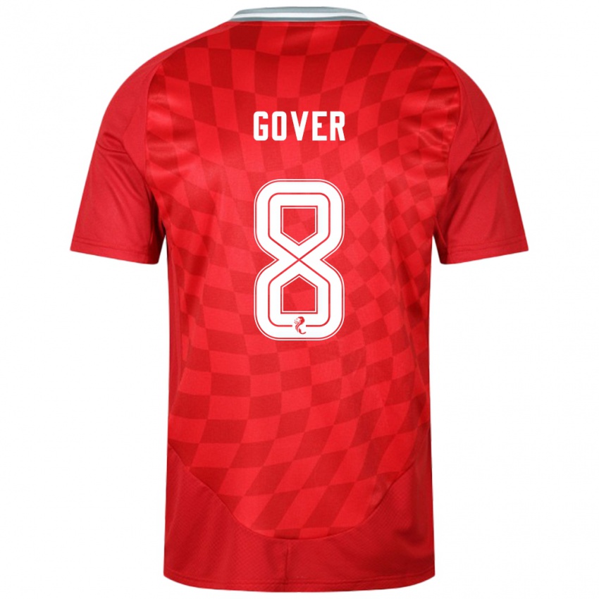 Kinder Chloe Gover #8 Rot Heimtrikot Trikot 2024/25 T-Shirt