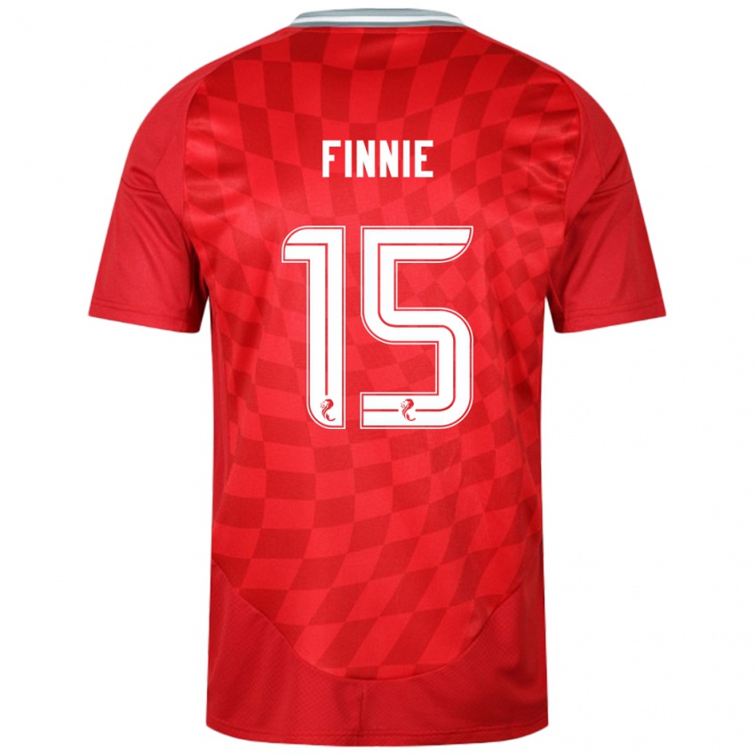 Kinder Maddison Finnie #15 Rot Heimtrikot Trikot 2024/25 T-Shirt