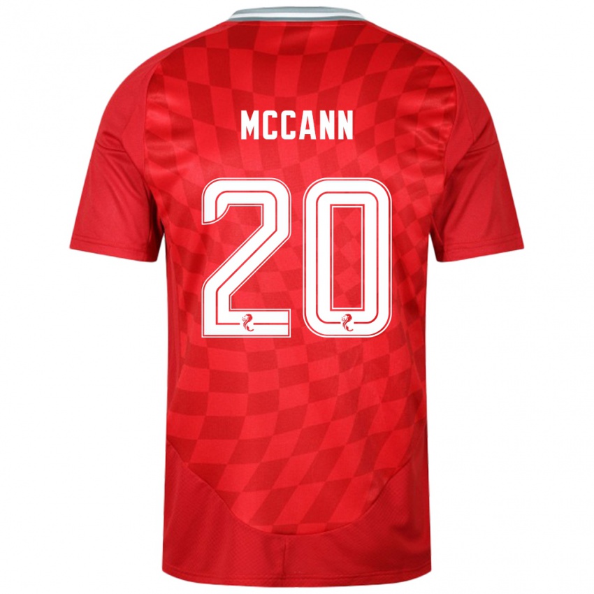 Kinder Annalisa Mccann #20 Rot Heimtrikot Trikot 2024/25 T-Shirt