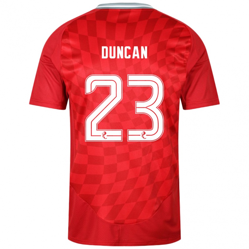 Kinder Ryan Duncan #23 Rot Heimtrikot Trikot 2024/25 T-Shirt