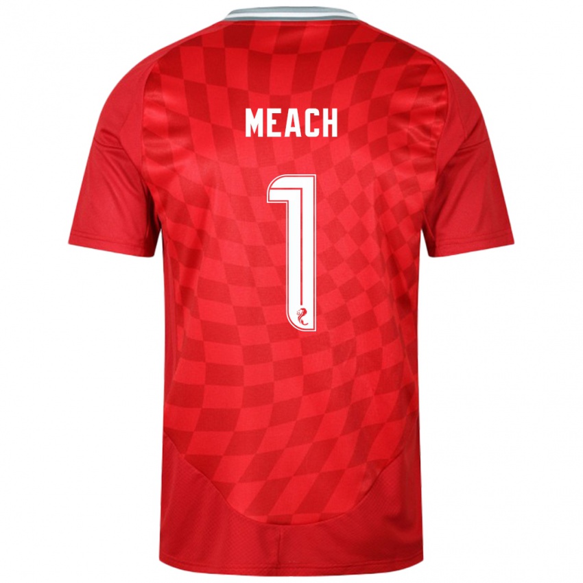 Kinder Aaliyah-Jay Meach #1 Rot Heimtrikot Trikot 2024/25 T-Shirt