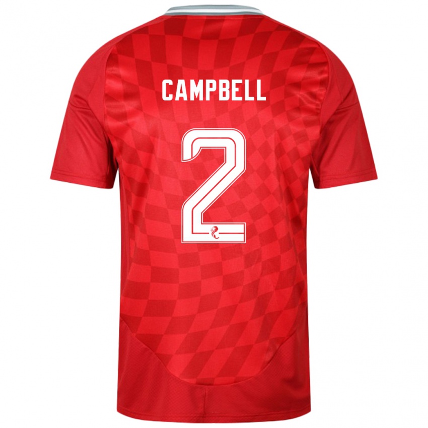 Kinder Loren Campbell #2 Rot Heimtrikot Trikot 2024/25 T-Shirt