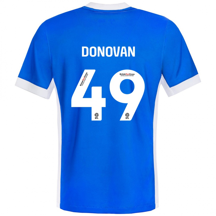 Kinder Romelle Donovan #49 Blau Weiß Heimtrikot Trikot 2024/25 T-Shirt