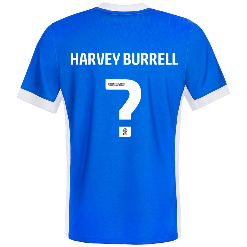 Kinder William Harvey Burrell #0 Blau Weiß Heimtrikot Trikot 2024/25 T-Shirt