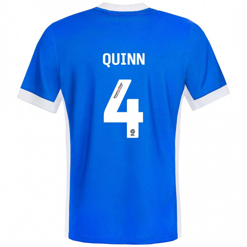 Kinder Louise Catherine Quinn #4 Blau Weiß Heimtrikot Trikot 2024/25 T-Shirt