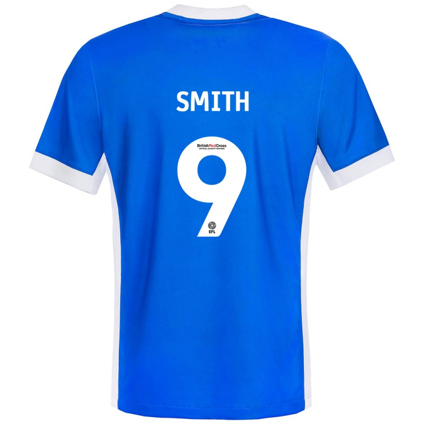 Kinder Libby Smith #9 Blau Weiß Heimtrikot Trikot 2024/25 T-Shirt