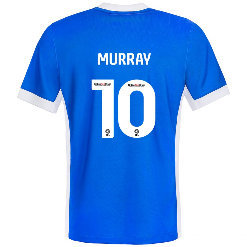 Kinder Christie Murray #10 Blau Weiß Heimtrikot Trikot 2024/25 T-Shirt