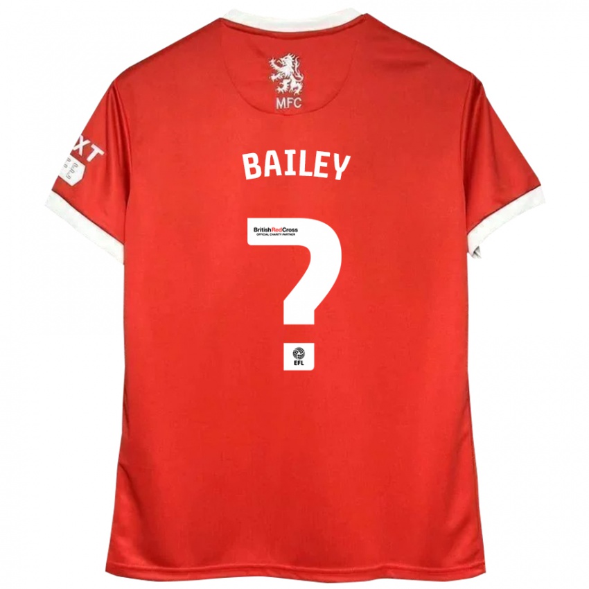 Kinder Bailey Palmer #0 Rot Weiß Heimtrikot Trikot 2024/25 T-Shirt