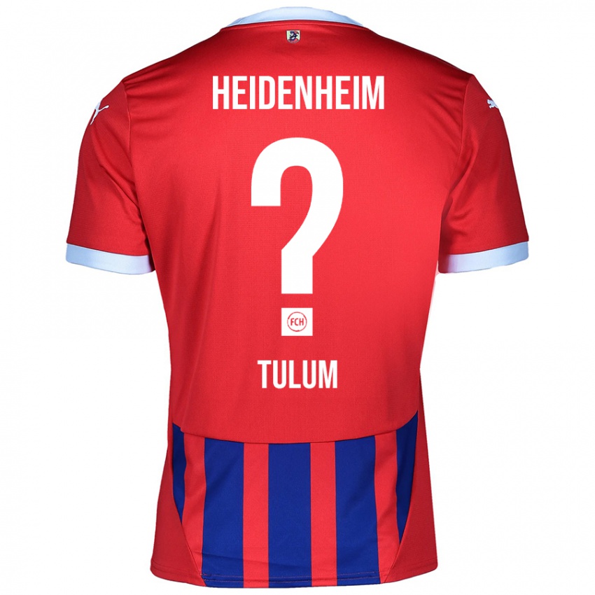 Kinder Melih Tulum #0 Rot Blau Heimtrikot Trikot 2024/25 T-Shirt