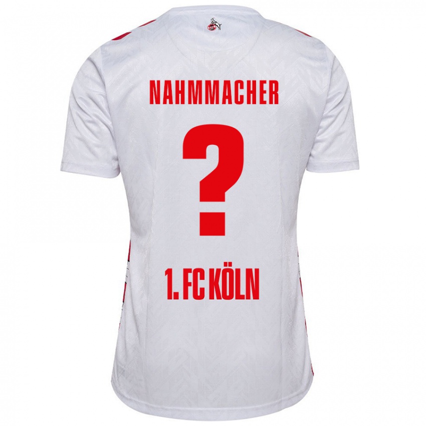 Kinder Emil Nahmmacher #0 Weiß Rot Heimtrikot Trikot 2024/25 T-Shirt