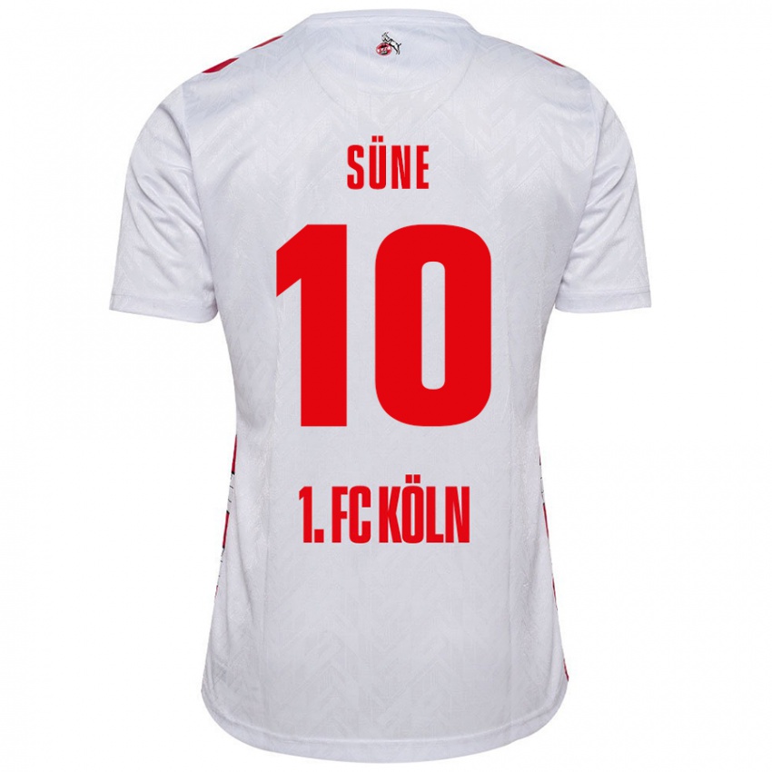 Kinder Arda Süne #10 Weiß Rot Heimtrikot Trikot 2024/25 T-Shirt