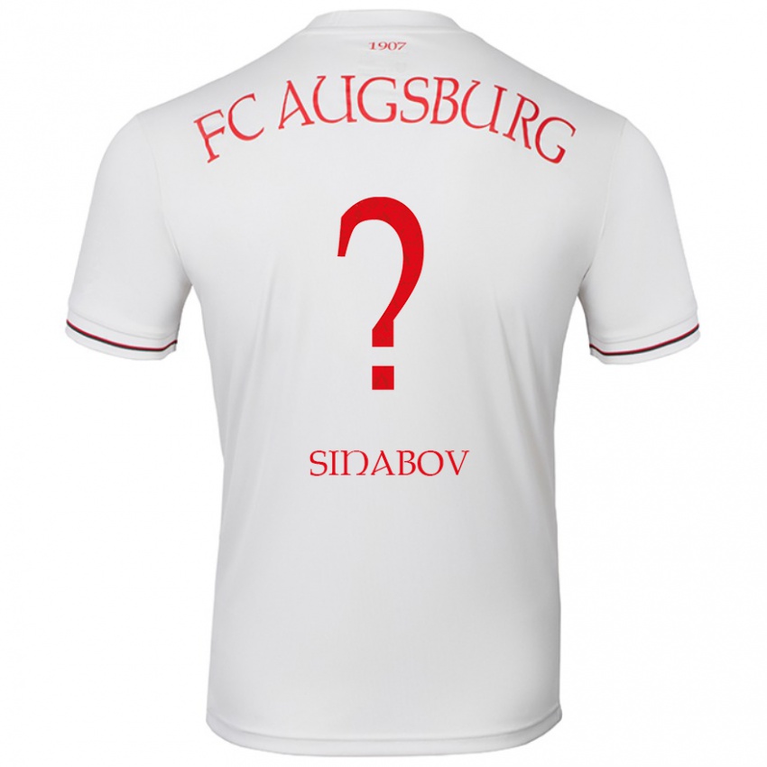 Kinder Albert Sinabov #0 Weiß Heimtrikot Trikot 2024/25 T-Shirt