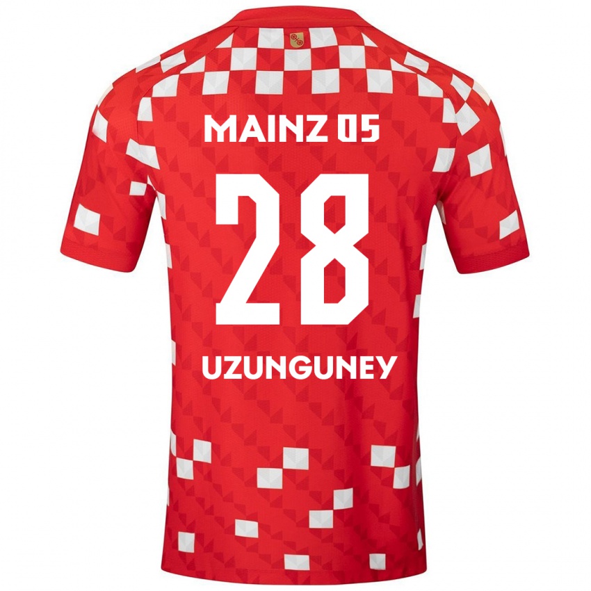 Kinder Ebru Uzungüney #28 Weiß Rot Heimtrikot Trikot 2024/25 T-Shirt