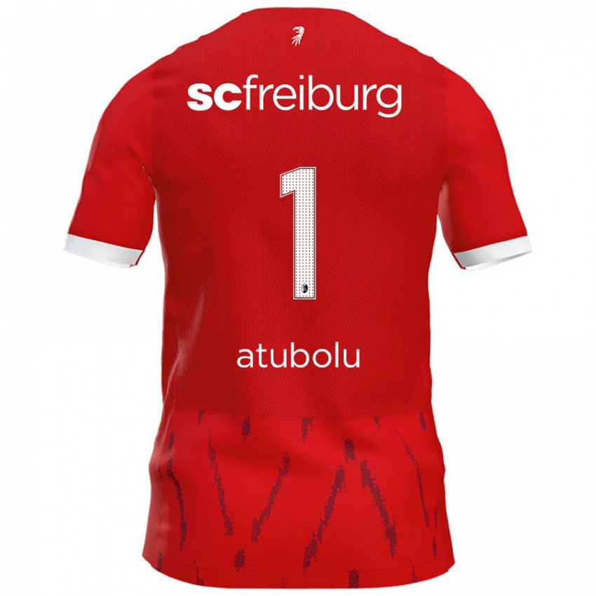 Kinder Noah Atubolu #1 Rot Heimtrikot Trikot 2024/25 T-Shirt