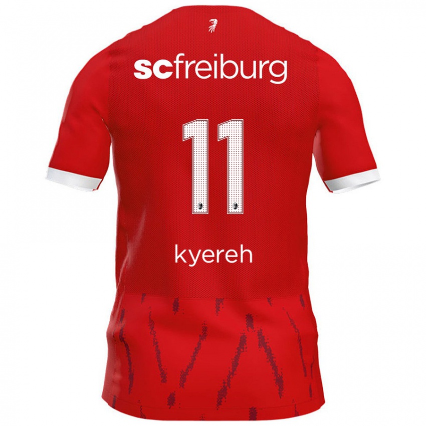 Kinder Daniel-Kofi Kyereh #11 Rot Heimtrikot Trikot 2024/25 T-Shirt