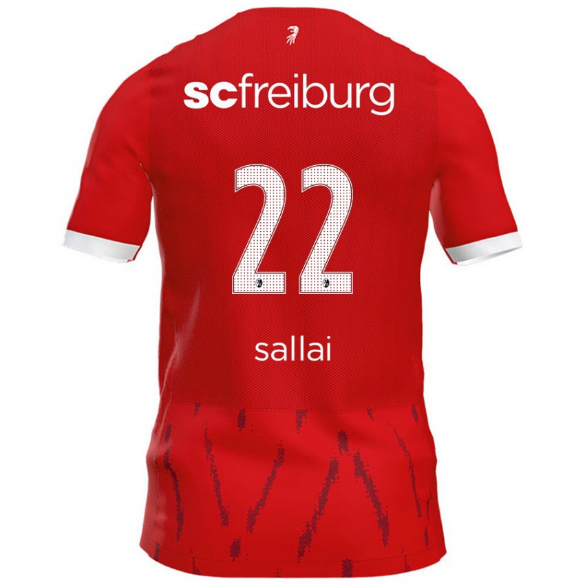 Kinder Roland Sallai #22 Rot Heimtrikot Trikot 2024/25 T-Shirt