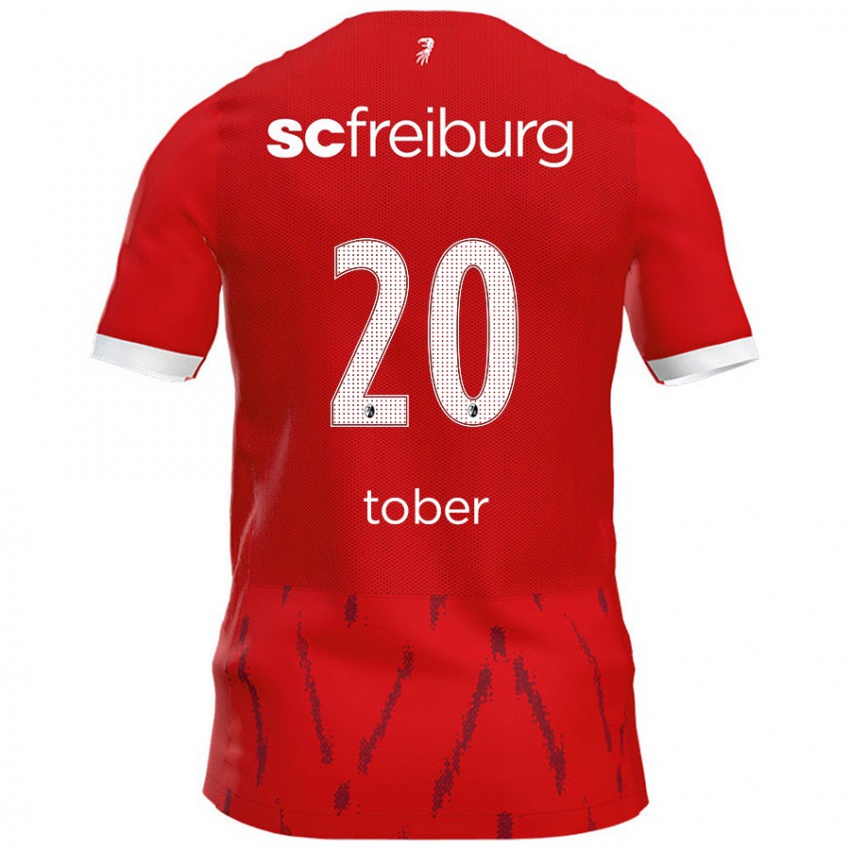 Kinder Louis Tober #20 Rot Heimtrikot Trikot 2024/25 T-Shirt