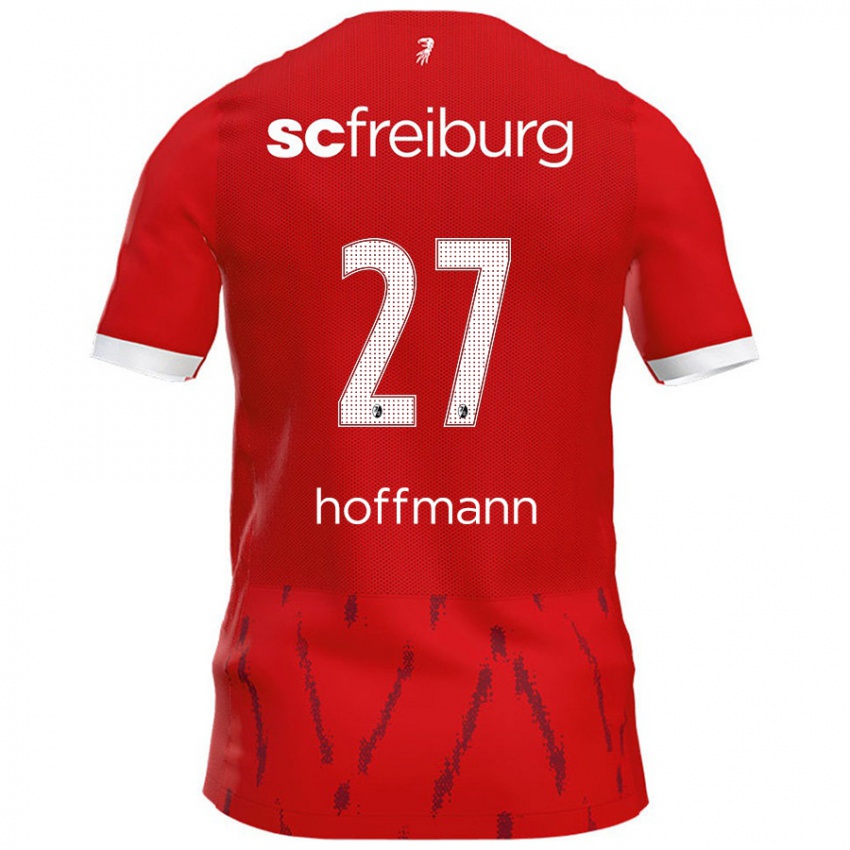 Kinder Giovanna Hoffmann #27 Rot Heimtrikot Trikot 2024/25 T-Shirt