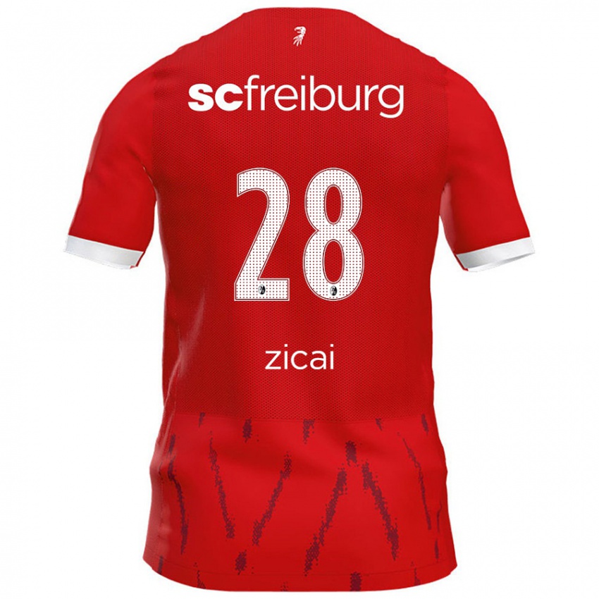 Kinder Cora Zicai #28 Rot Heimtrikot Trikot 2024/25 T-Shirt