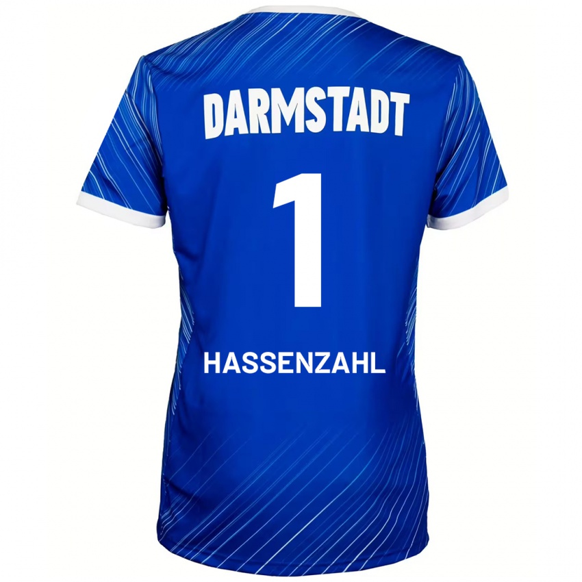 Kinder Leon Hassenzahl #1 Blau Weiß Heimtrikot Trikot 2024/25 T-Shirt