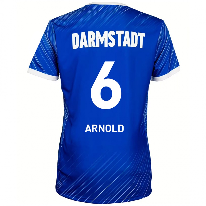 Kinder Tim Arnold #6 Blau Weiß Heimtrikot Trikot 2024/25 T-Shirt