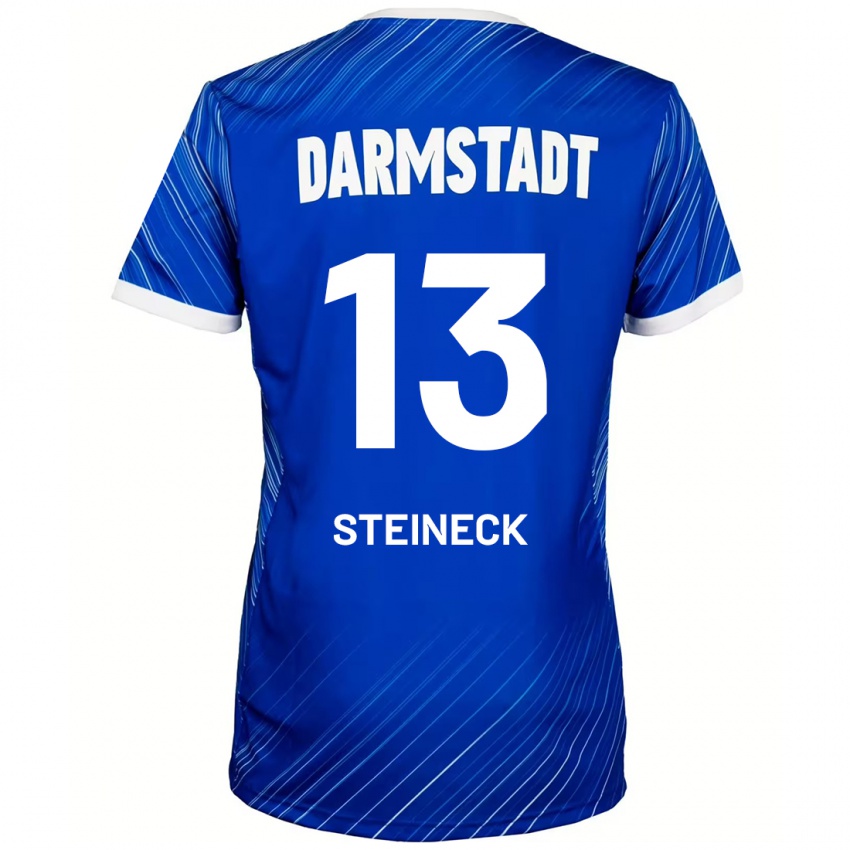 Kinder Tom Steineck #13 Blau Weiß Heimtrikot Trikot 2024/25 T-Shirt