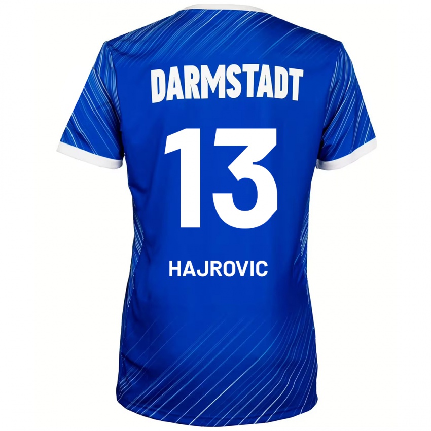 Kinder Vahid Hajrovic #13 Blau Weiß Heimtrikot Trikot 2024/25 T-Shirt