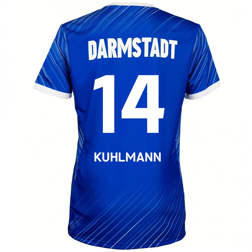 Kinder Marcel Kuhlmann #14 Blau Weiß Heimtrikot Trikot 2024/25 T-Shirt