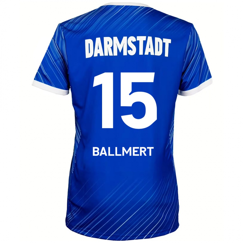 Kinder Markus Ballmert #15 Blau Weiß Heimtrikot Trikot 2024/25 T-Shirt