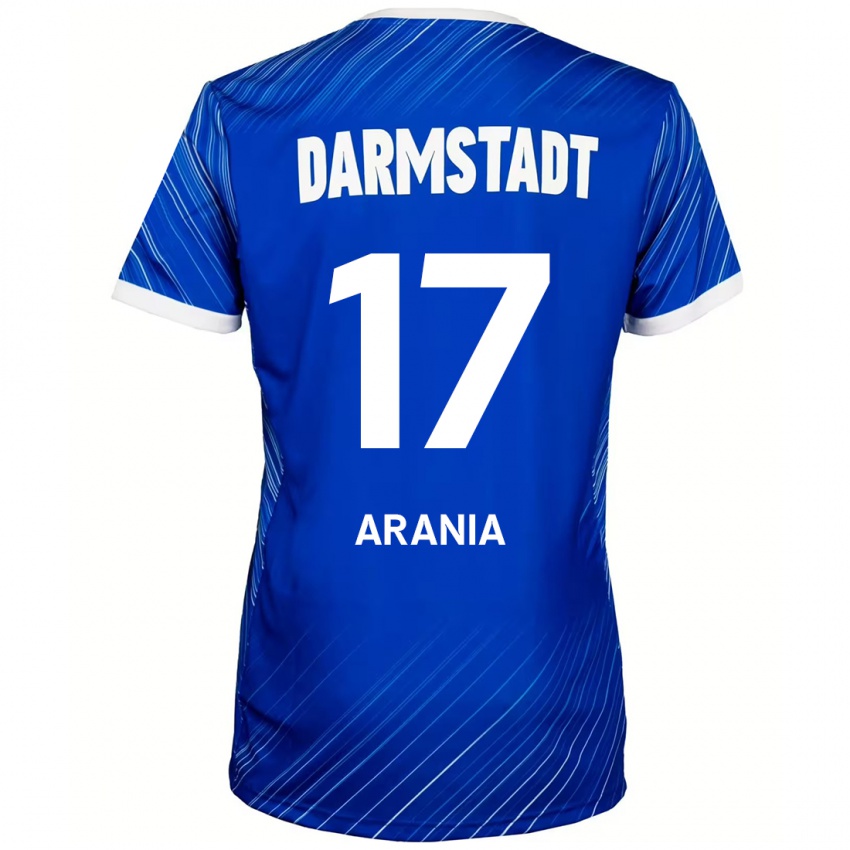 Kinder Asaf Arania #17 Blau Weiß Heimtrikot Trikot 2024/25 T-Shirt