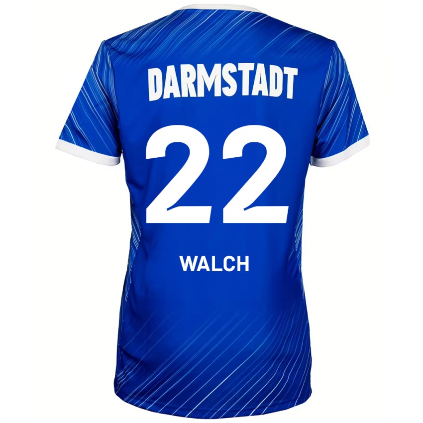 Kinder Leon Walch #22 Blau Weiß Heimtrikot Trikot 2024/25 T-Shirt