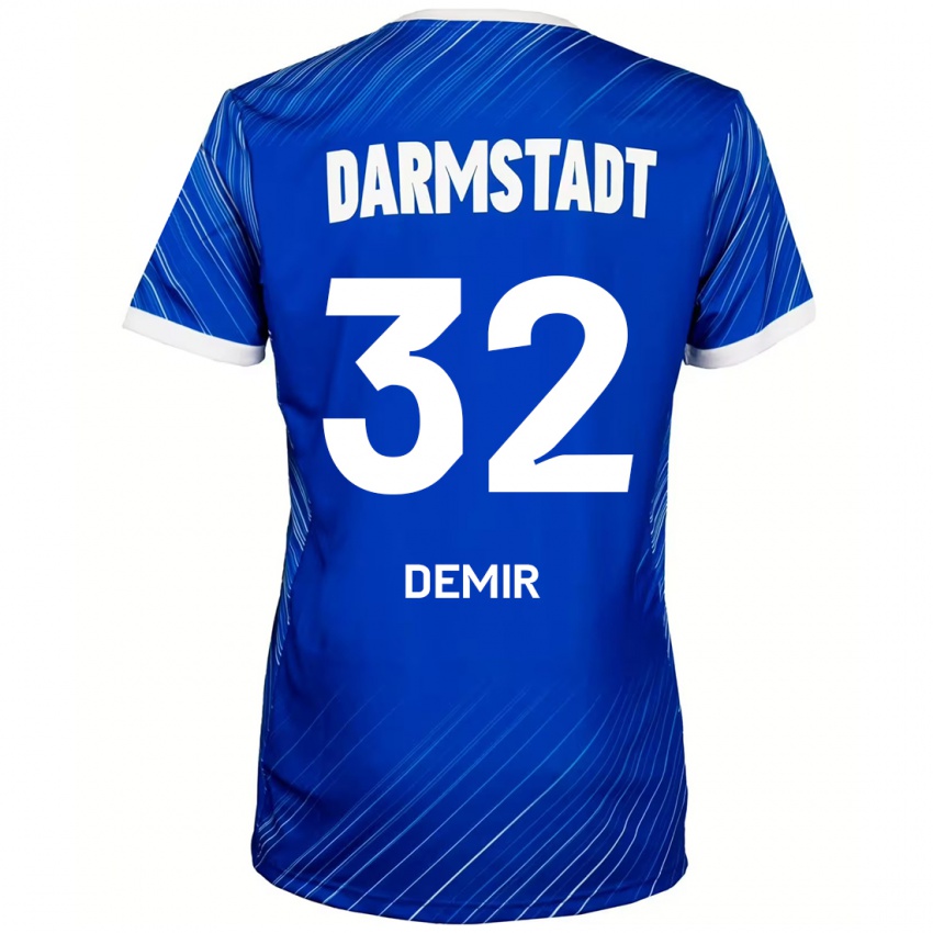 Kinder Lean Demir #32 Blau Weiß Heimtrikot Trikot 2024/25 T-Shirt