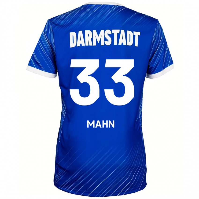 Kinder Jeremy Mahn #33 Blau Weiß Heimtrikot Trikot 2024/25 T-Shirt