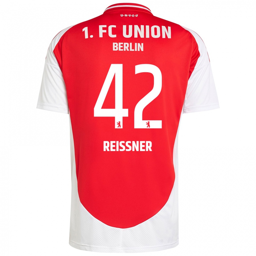 Kinder Naika Reissner #42 Rot Weiß Heimtrikot Trikot 2024/25 T-Shirt