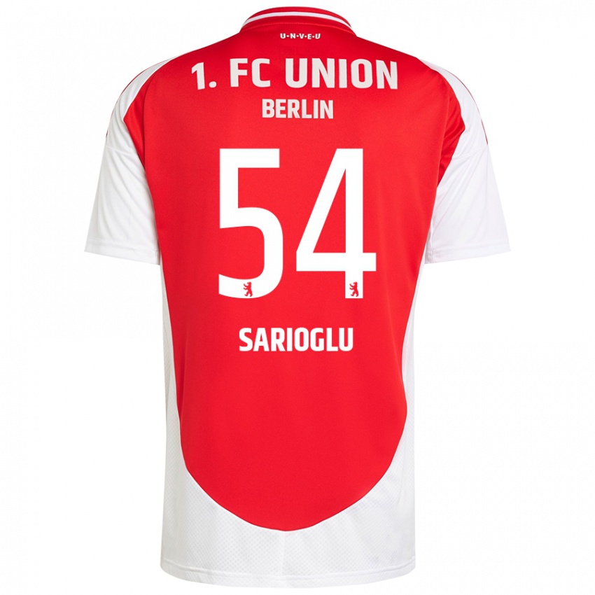 Kinder Defne Sarıoğlu #54 Rot Weiß Heimtrikot Trikot 2024/25 T-Shirt