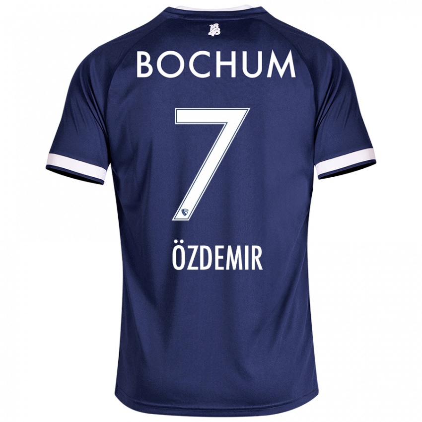 Kinder Tolga Özdemir #7 Dunkelblau Heimtrikot Trikot 2024/25 T-Shirt