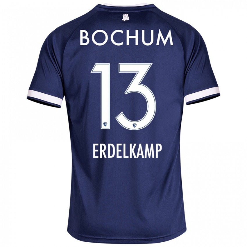 Kinder Luca Erdelkamp #13 Dunkelblau Heimtrikot Trikot 2024/25 T-Shirt