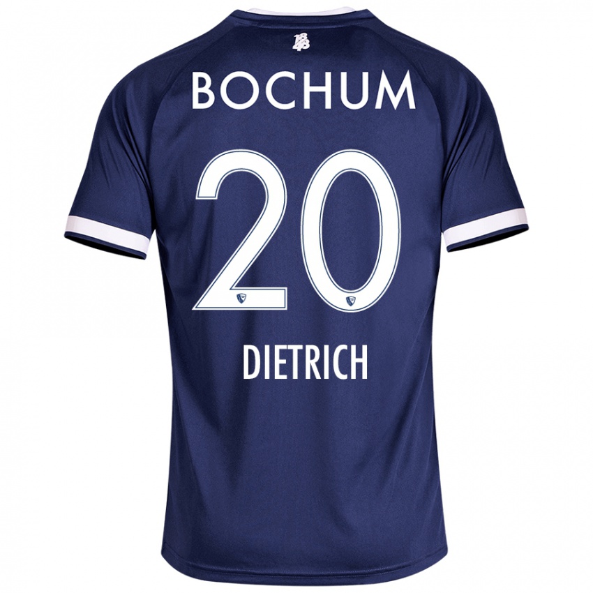 Kinder Sam Dietrich #20 Dunkelblau Heimtrikot Trikot 2024/25 T-Shirt