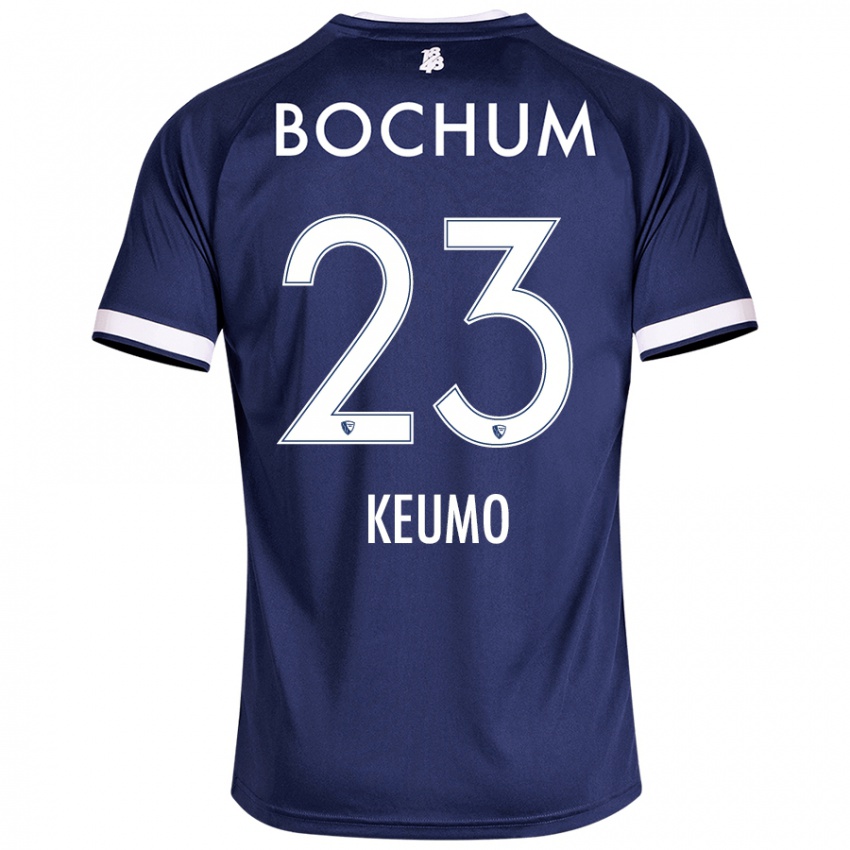 Kinder Owono-Darnell Keumo #23 Dunkelblau Heimtrikot Trikot 2024/25 T-Shirt