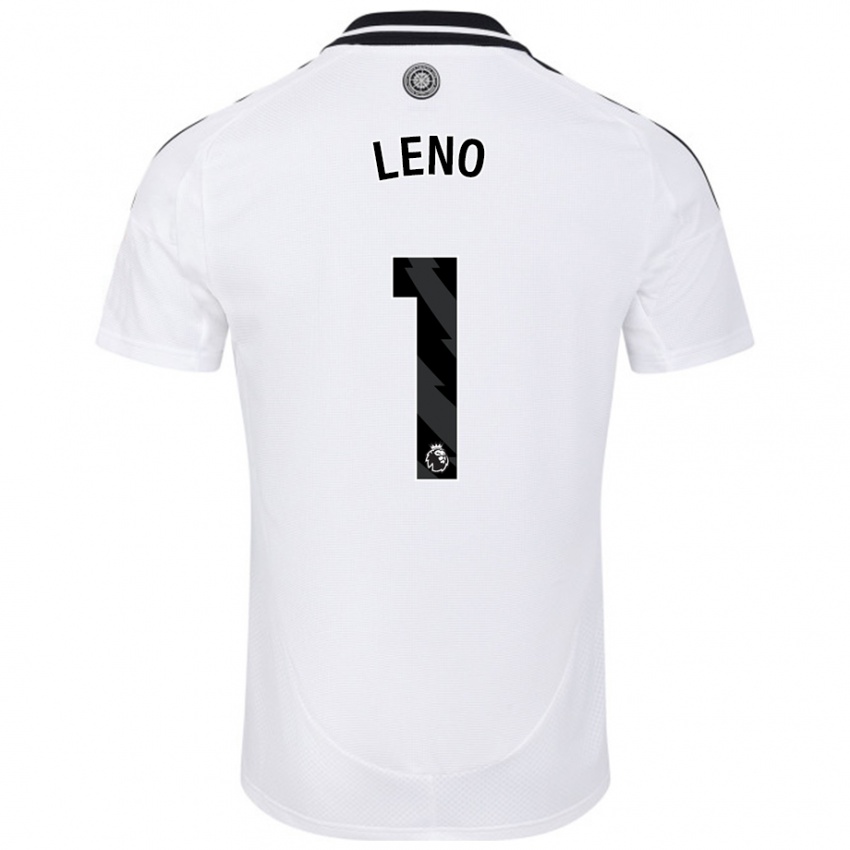 Kinder Bernd Leno #1 Weiß Heimtrikot Trikot 2024/25 T-Shirt