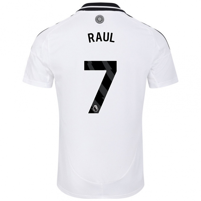 Kinder Raúl Jiménez #7 Weiß Heimtrikot Trikot 2024/25 T-Shirt