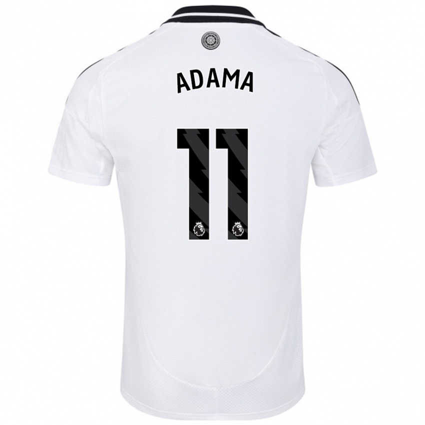 Kinder Adama Traoré #11 Weiß Heimtrikot Trikot 2024/25 T-Shirt